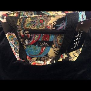 Nicole Miller NY multicolor insulated lunch bag